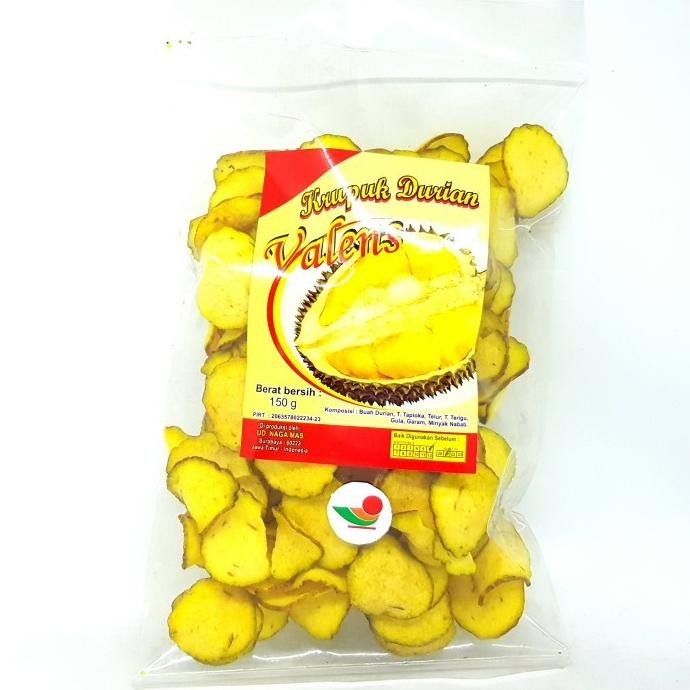 

(Good) VALENS KRUPUK BUAH DURIAN 150gr | KERUPUK KERIPIK KRIPIK DUREN MANIS