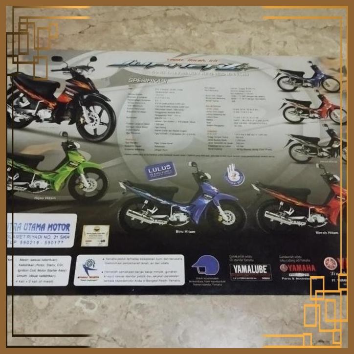 [YNM] BROSUR YAMAHA JUPITER Z BURHAN HIJAU