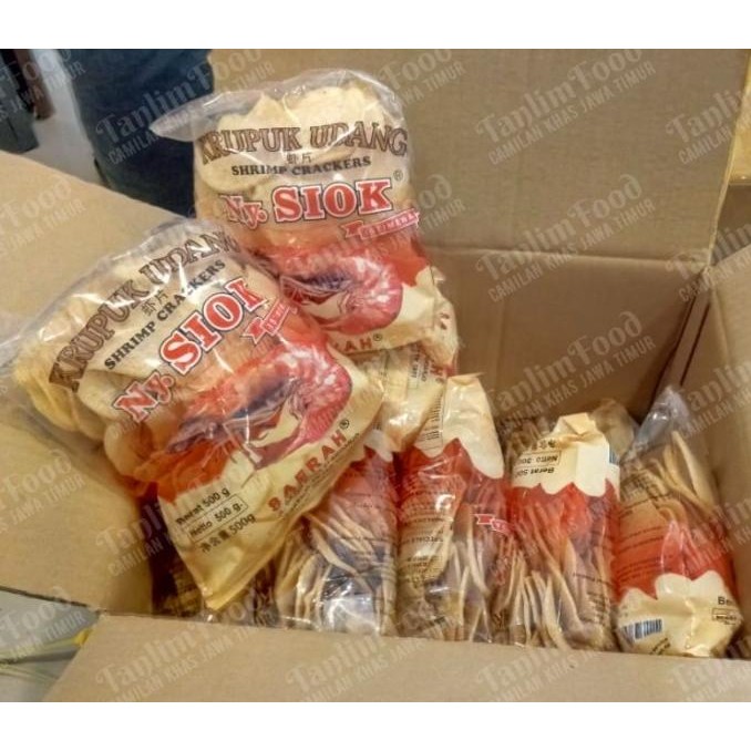 

(Good) Ny. Siok - Krupuk Kerupuk Udang Oval / Shrimp Crackers 500gr