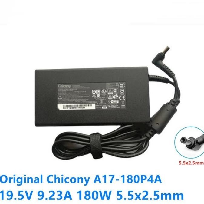 Adaptor Charger Original Chicony 19,5V 9,23A 180W (5.5*2.5) New Stok