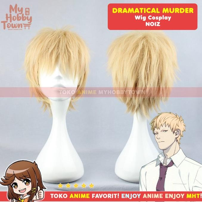 TERMURAH - Wig MCoser Blonde 30 cm 271-A - Dramatical Murder - Noiz