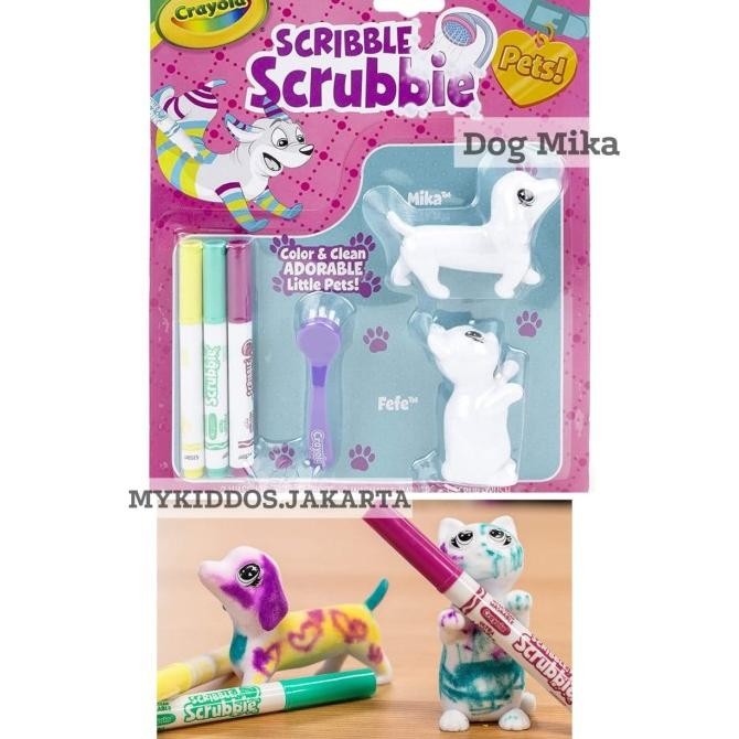 

Baru Crayola Scribble Scrubbie Pets 2 Pack - Mainan Mewarnai Anak Premium