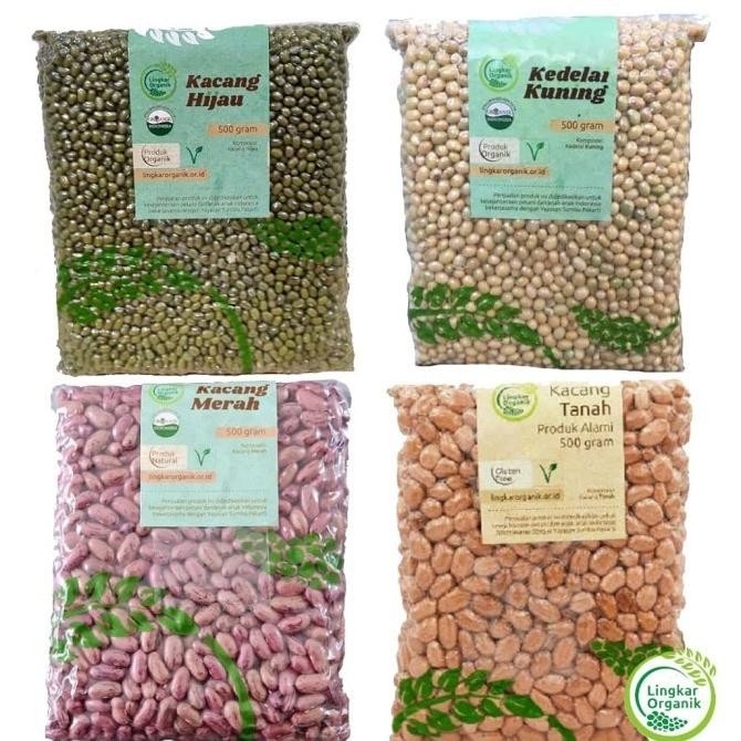 

(Good) Kacang Merah / Kacang Hijau /Kedelai Organik Kacang Tanah 500gr
