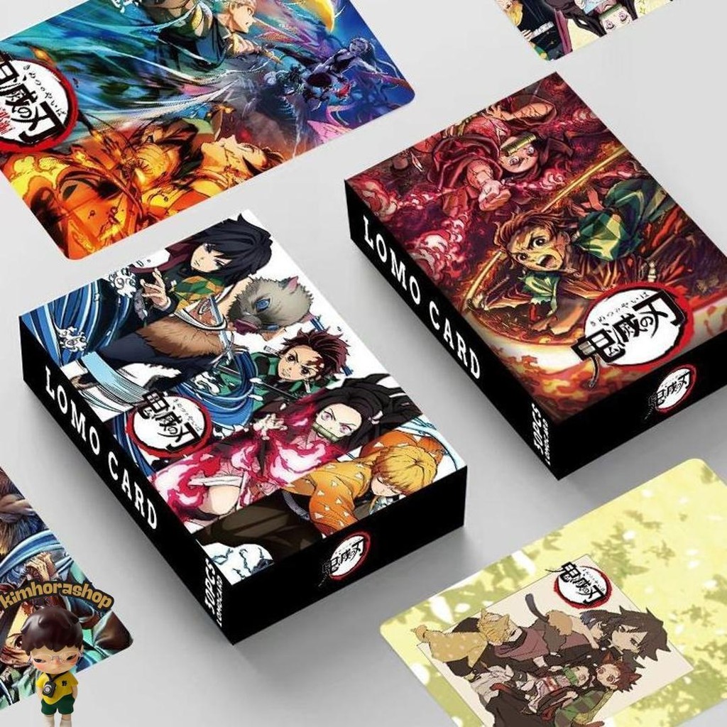 Lomo Card / Kartu Anime / Foto Anime One Piece Kimetsu No Yaiba Naruto Murah
