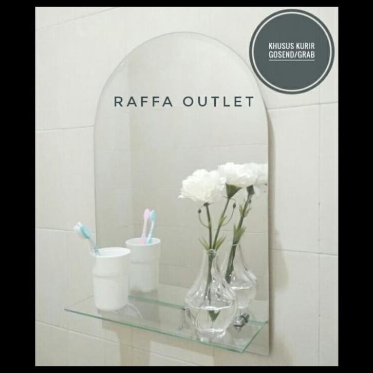 CERMIN KAMAR MANDI/KACA KAMAR MANDI OVAL