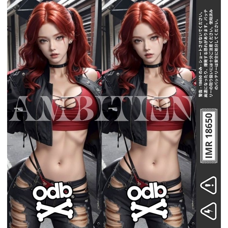

*PromoGet2* Ambitionstore Stiker Wrap Baterai 18650 Waifu V3 Series Pelindung Dan Penghias Untuk Segala Merek 7 Stiker Garskin HP/Case Custom COD