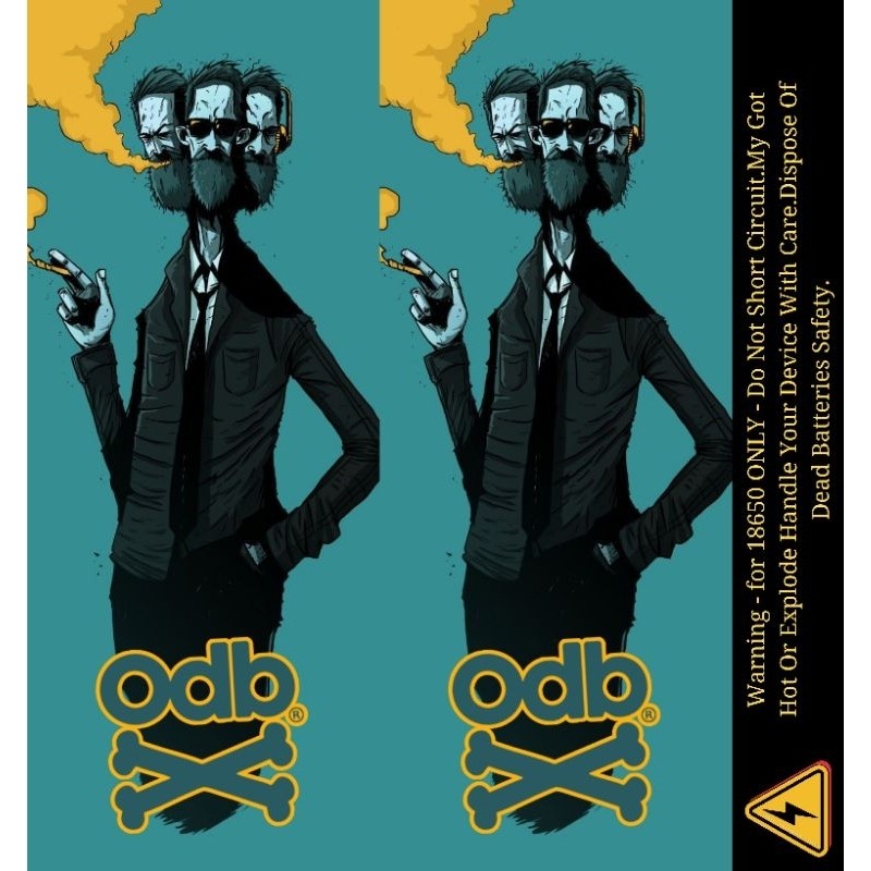 

*PromoGet2* Ambitionstore Stiker Wrap Baterai 18650 Odb Random Art V2 Series Pelindung Dan Penghias Untuk Segala Merek 13 Stiker Garskin HP/Case Custom COD