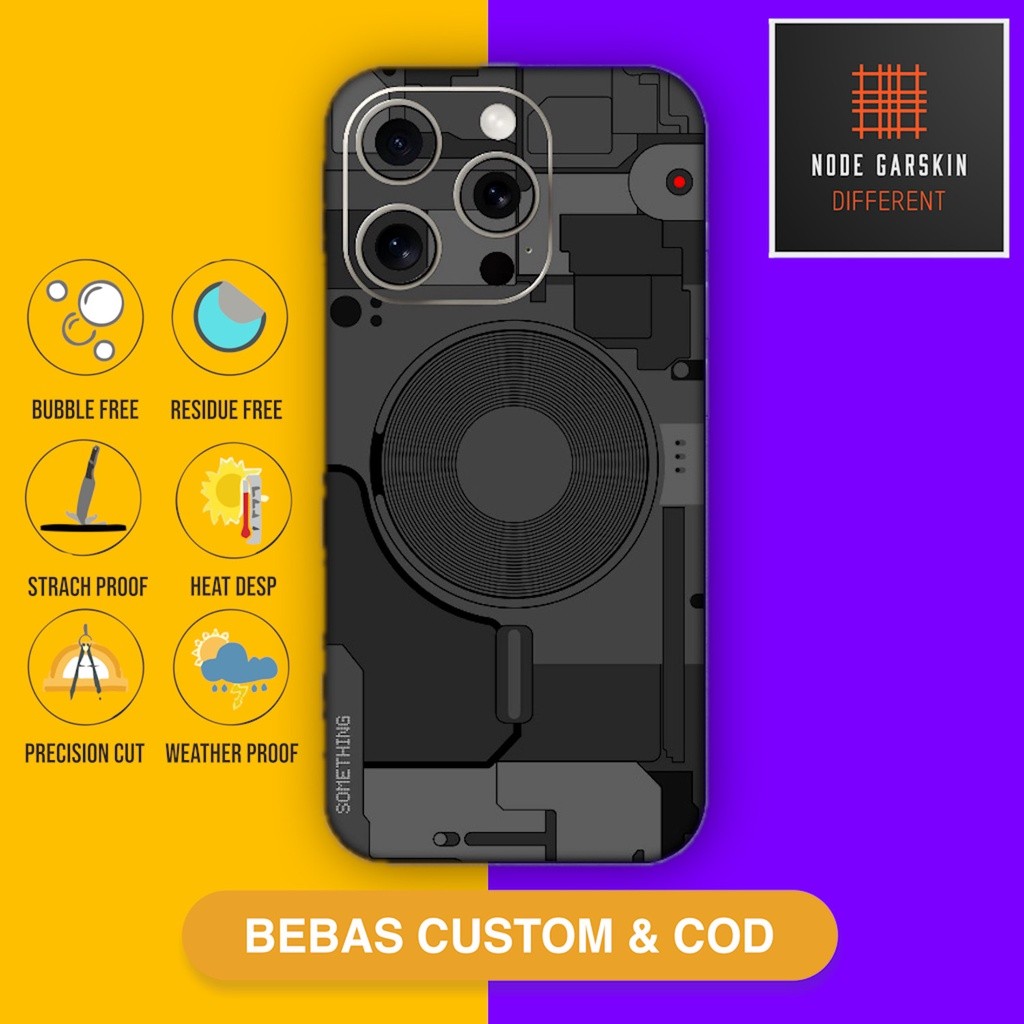 

*PromoGet2* Iphone 15 Pro Max Stiker Garskin HP/Case Custom Dan COD