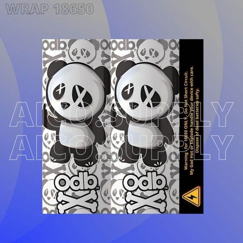 

*PromoGet2* Stiker Wrap Baterai 18650 Odb Untuk Melindungi Dan Mempercantik 3 Stiker Garskin HP/Case Custom COD