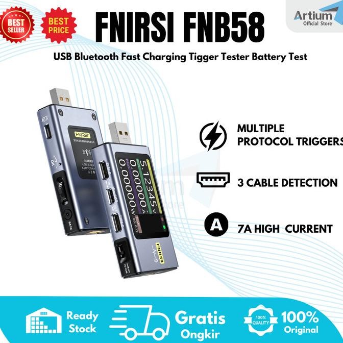 Fnirsi Fnb58 Usb Bluetooth Fast Charging Trigger Tester Battery Test