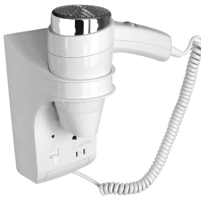 TERLARIS - Hair Dryer JVD Oceanis White + Shaver Wall Mounted