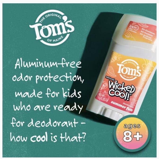 Toms of Maine Wicked Cool Kids Deodorant deodoran anak remaja