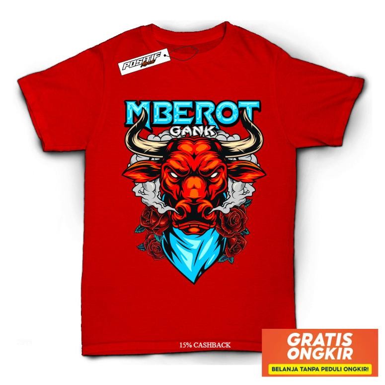 Baju Kaos Anak Viral Bantengan  Mberot Gank Jaranan Malangan Harga Grosir