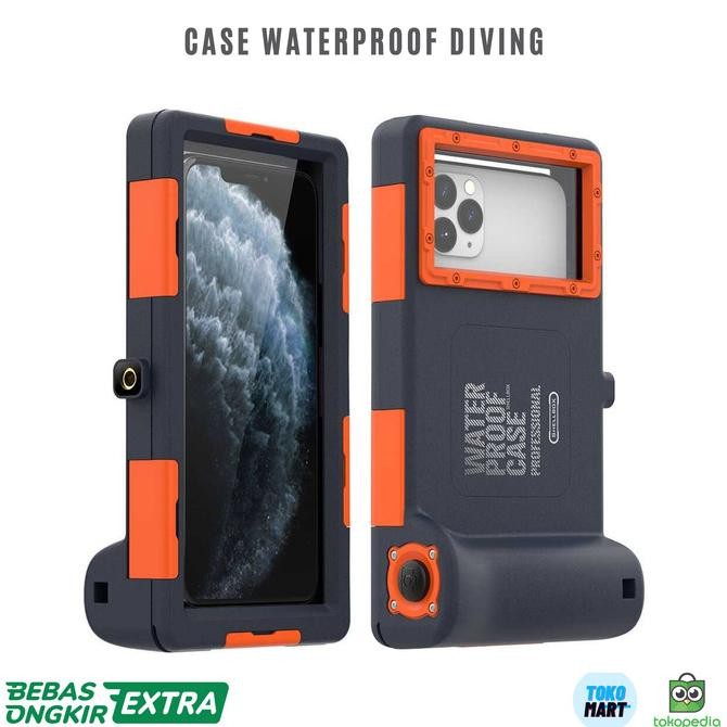 Casing Waterproof Diving Underwater Anti Air Case For Iphone 11/12