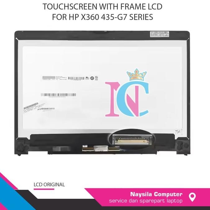 LCD Laptop Hp ProBook X360 435 G7 - 13.3 Touchscreen with frame SAMD