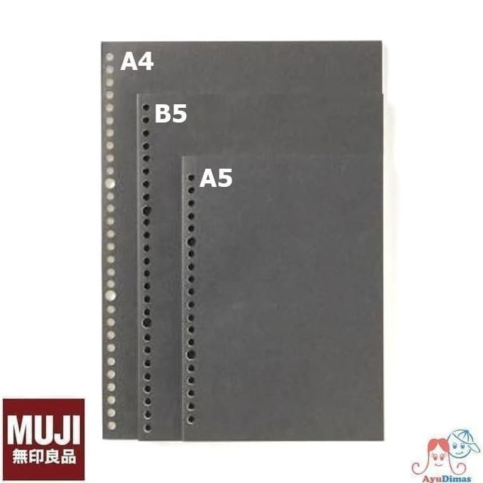 

TERBARU - MUJI - LINE Loose leaf Notebook Can be peeled off - binder A5/B5/A4
