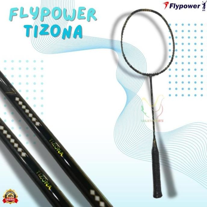 BEBAS ONGKIR - RAKET FLYPOWER TIZONA BADMINTON BULUTANGKIS FLYPOWER TIZONA ORIGINAL