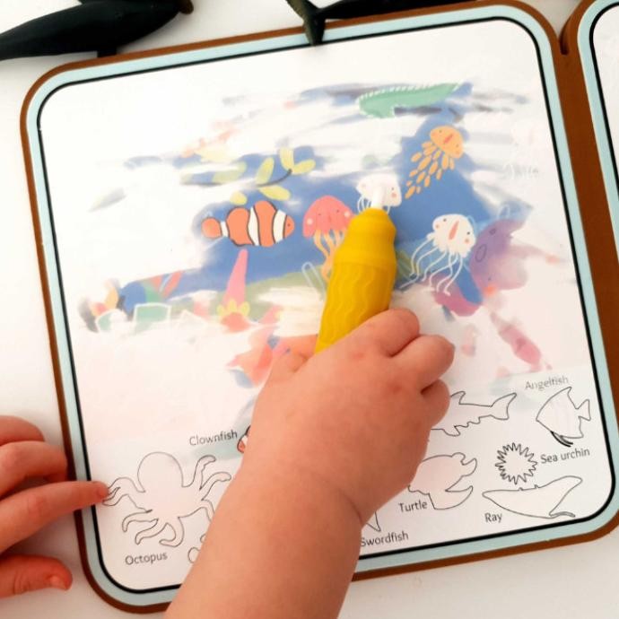 

Mieredu Set Magic Water Doodle Book Sea World Terlaris