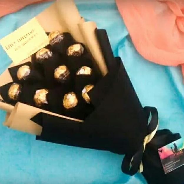 

Bouquet Chocolate | Buket wisuda | hadiah valentine | coklat ferrero Terlaris