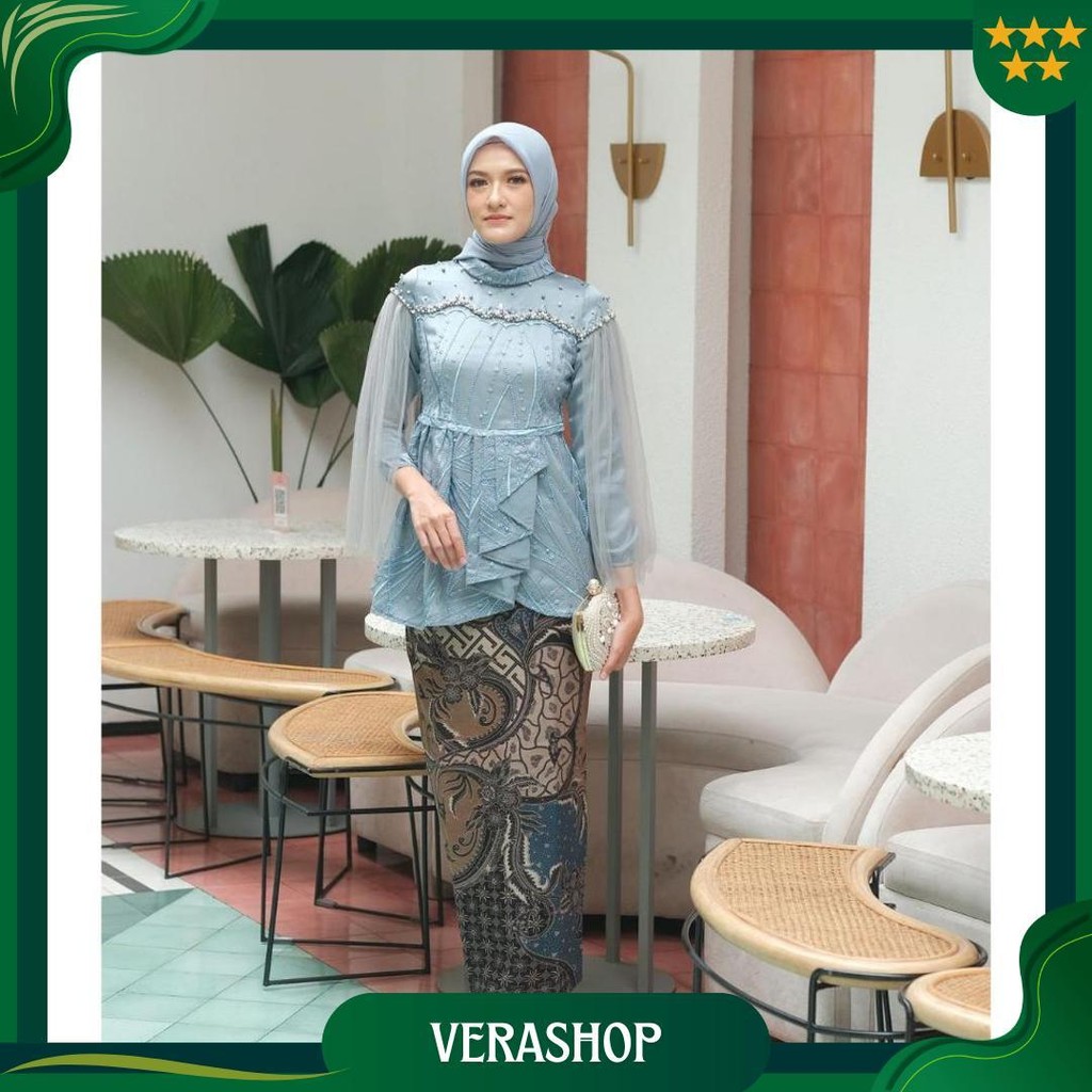 Kebaya Couple Wisuda Modern Kebaya Set Tunik Lamaran Tunangan Batik Baju Couple Kondangan Terbaru 20