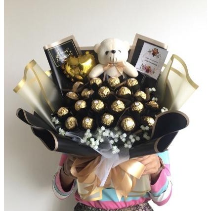 

Chocolate Bouquet Ferrero /Buket Cokelat/wisuda/graduation /aniversary Terlaris
