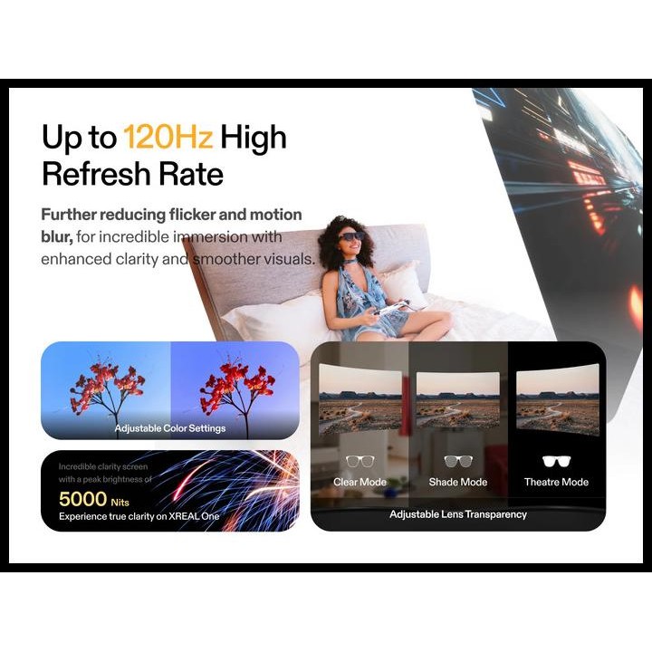 Terlaris Xreal One Ar Glasses Smart Portable Glasses Augmented Reality Nreal Good Quality