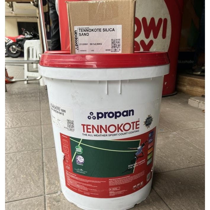 Propan Tennokote Cat Lapangan Warna Standart Pail 25Kg