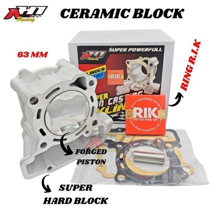 Boring Blok Seher Ceramic Keramik Bore Up Sonic 150 R Supra Gtr 150 New Cb150 R New Cbr150 R Led New