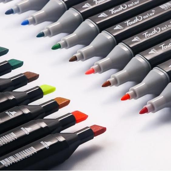 

TOUCH SPIDOL DUAL SIDE FINE ART MARKER 168 COLOR DOUBLE HEADED MARKER SET MULTI COLOR SPIDOL