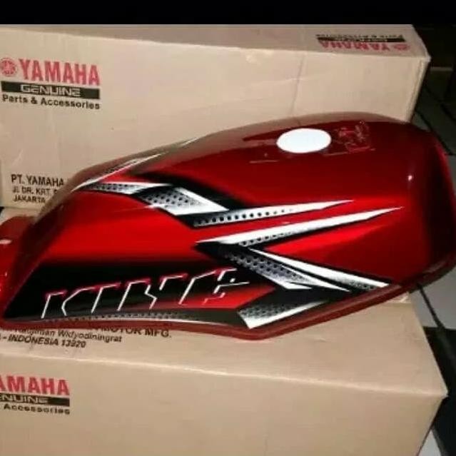 NEW TANGKI BENSIN RX KING 2008 MERAH MARON ORI YAMAHA YGP