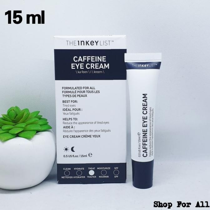 TERMURAH - THE INKEY LIST Caffeine Eye Cream 15 ml (Full Size)