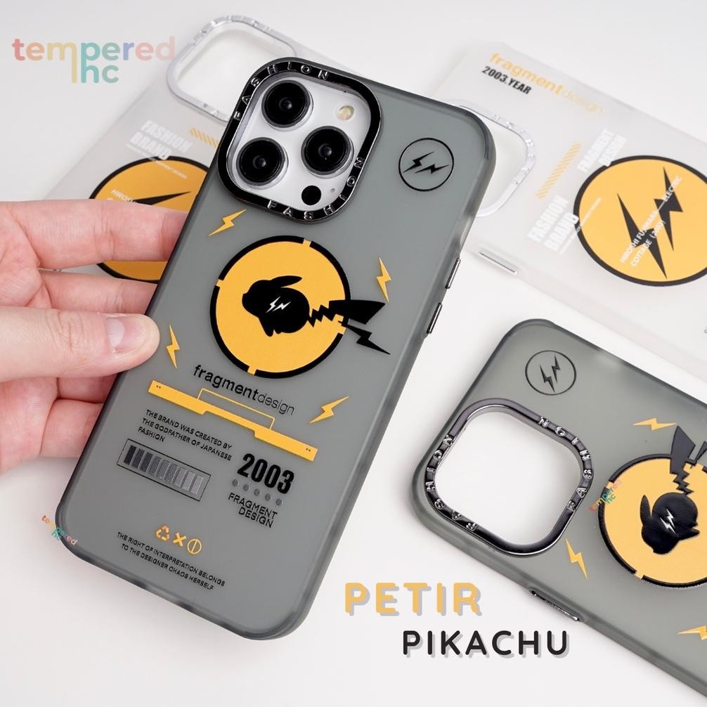 gd-90 NEW  PREMIUM Case Iphone PETIR PIKACHU ( Iphone xr - 14promax READY  ) Terlaris