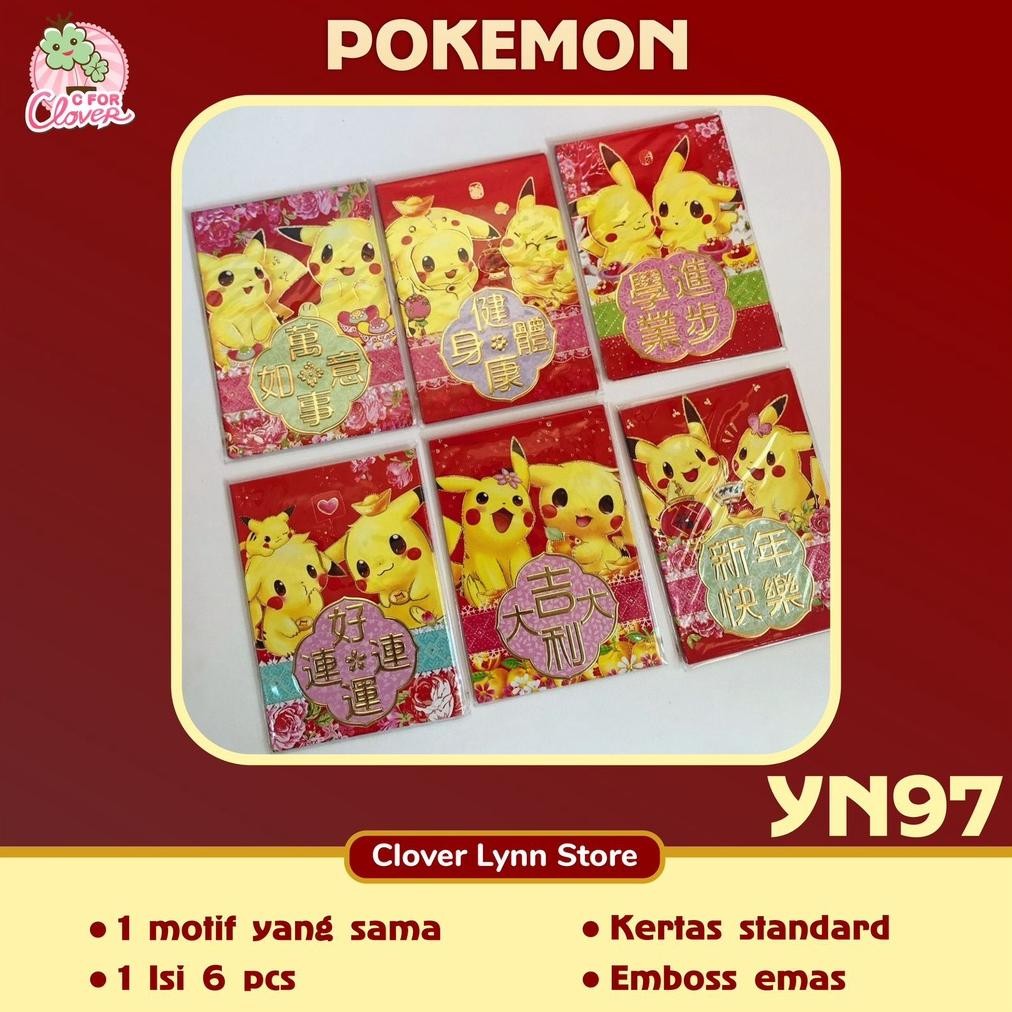 

y-76 ANGPAO POKEMON IMLEK hongpao karakter lucu murah Viral