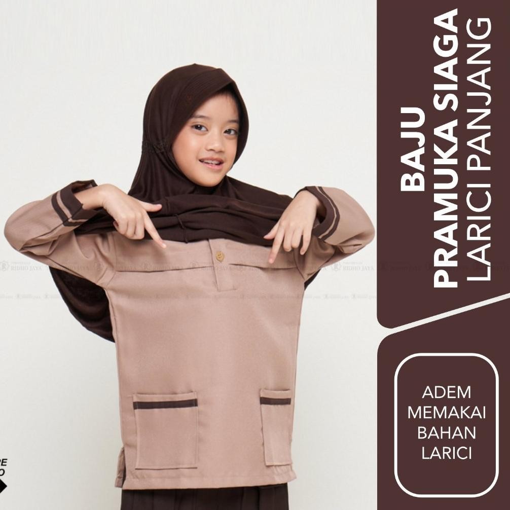 Baju Pramuka Siaga Larici Panjang Cewe Cowo Baju Pramuka Sd
