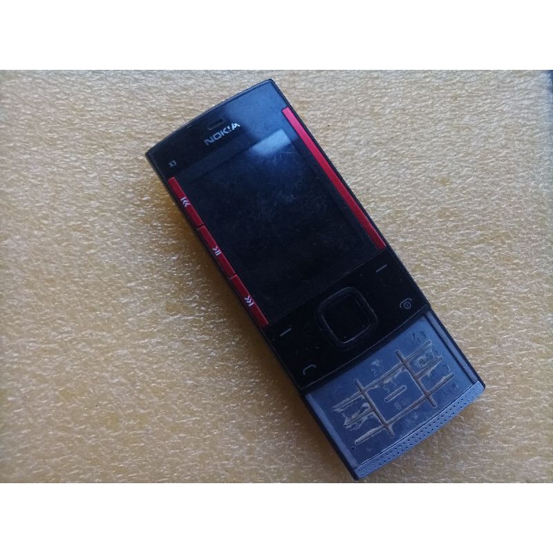 Hp jadul Nokia x3-00 bahan mati