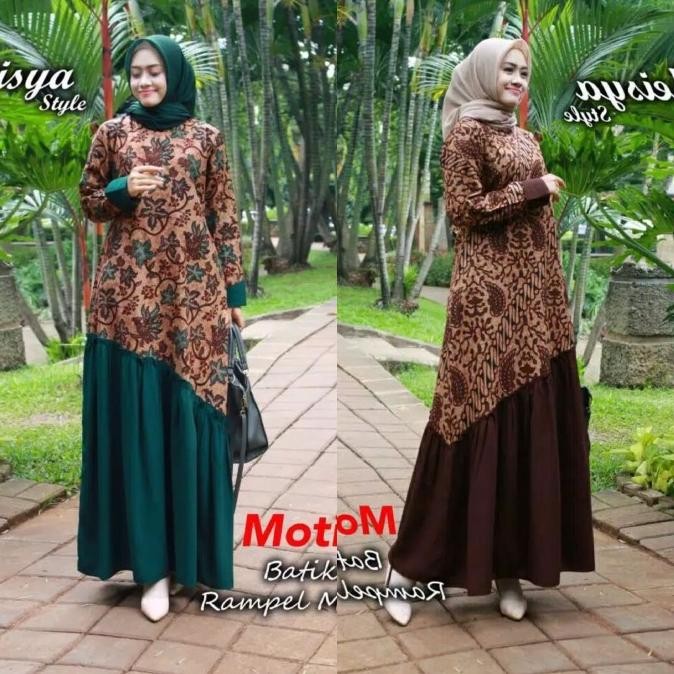 NK BATIK DRESS BATIK MEISYA STYLE JUMBO GAMIS SYARI ZAK