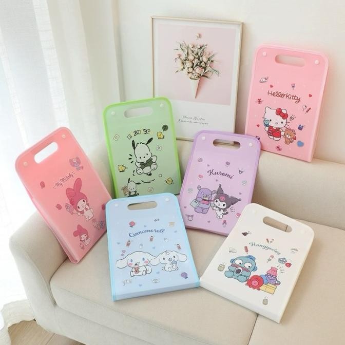 

populer] Kawaii Sanrio multilayer map folder document organizer