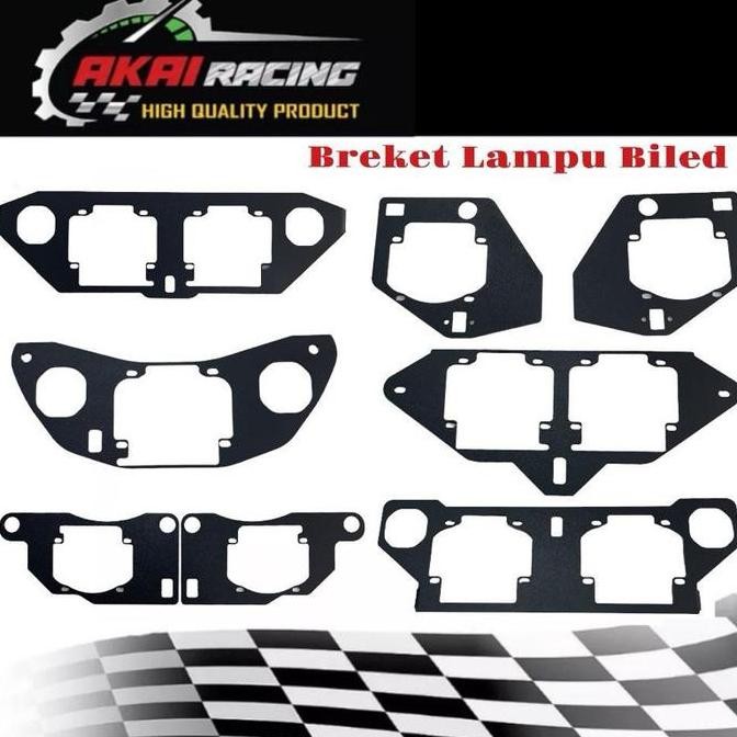 Promo Breket Lampu Biled Projie Ukuran 2.5 Inch Motor Beat Delux ,Scoopy ,Mio Gear ,Shoul Gt 125 ,Va