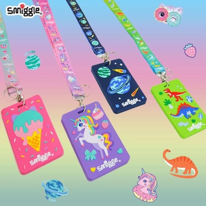 

@@@@] Smiggle Bag Tag Card Holder dengan Tali Lanyard
