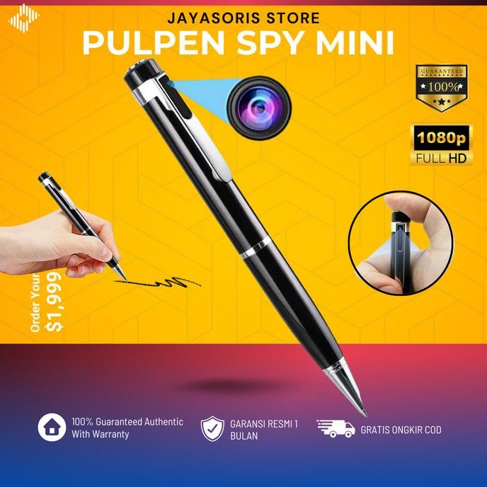 Kamera Pengintai Tersembunyi Mini HD Pulpen SPY Camera CCTV Portable ENC
