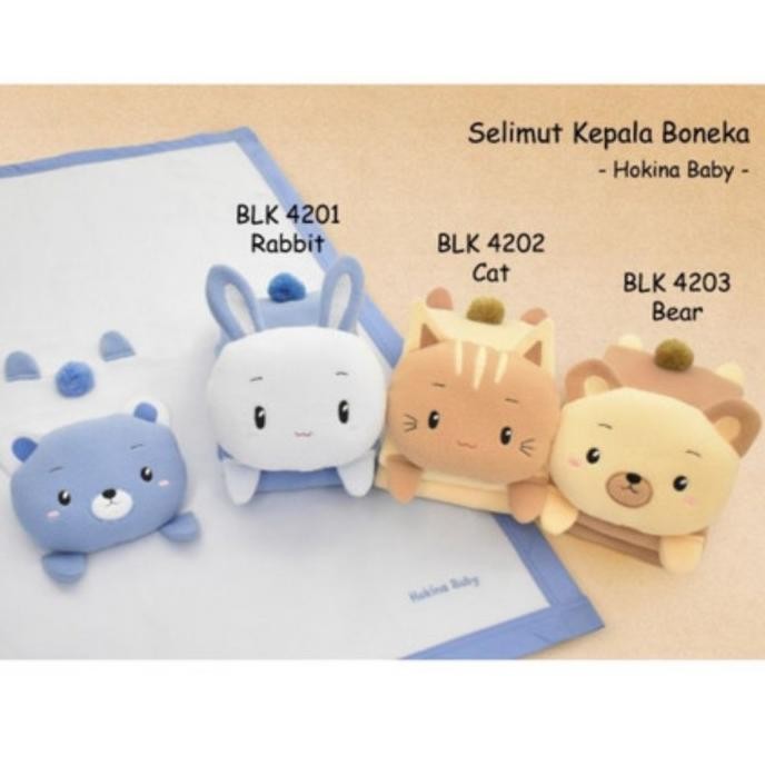 HOT SALE Hokina Baby Selimut Kepala Boneka / Selimut Bayi