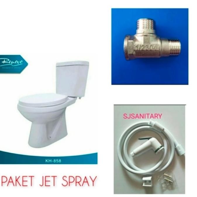 KLOSET DUDUK KOMPLIT RENOVO