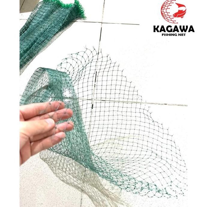 Sale Kain Kantong Pukat Tarik Jala Hijau /Pukat Hijau Jala Tali Pe 6 Panjang 3M Lubang 2,5Cm Jaring 