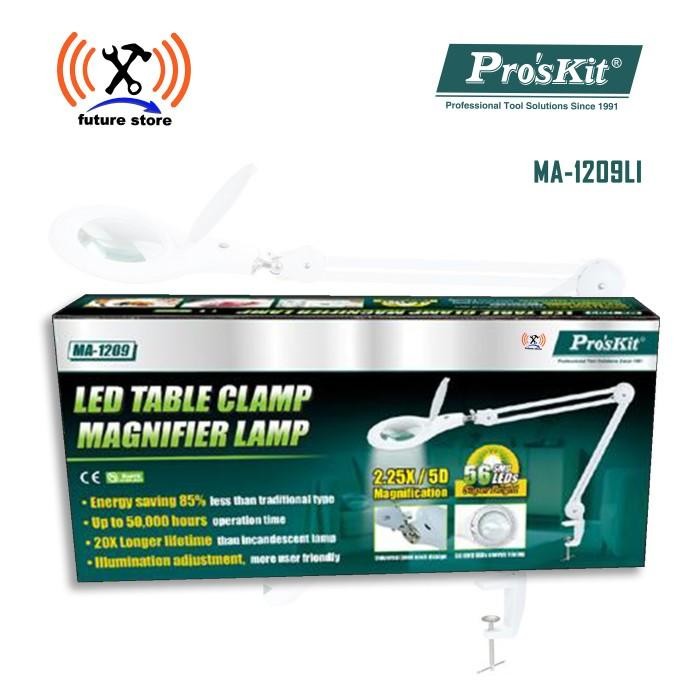 

Pro'Skit Ma-1209Li Kaca Pembesar Lampu 2.25X Model Robot Jepit Meja Original Dan Terpercaya