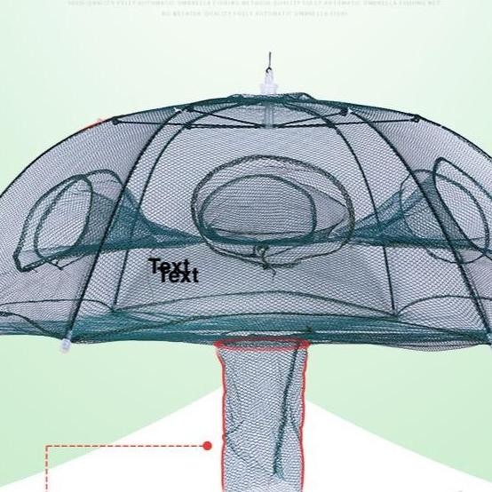 Sale Jala Jaring Payung Udang Perangkap Ikan Model Payung Bubu Payung 12 Lubang Peluang Masuk Ikan L