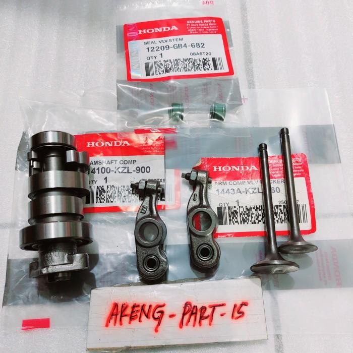 Paket Noken As Kzl+Platuk Klep+Klep Set Beat Fi/Scoopy Fi Stater Kasar Original Dan Terpercaya