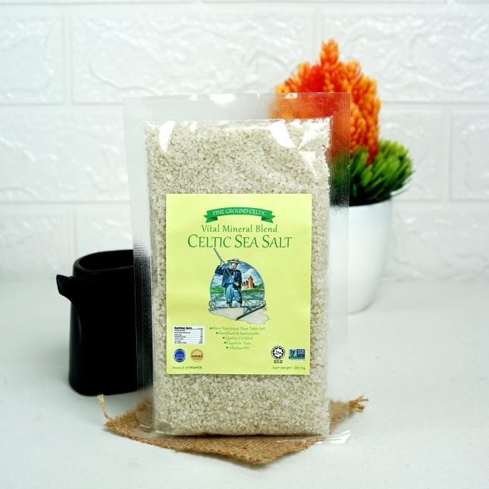 

Celtic Sea Salt Fine Vital Mineral Bland 200gr, 500gr Garam Halus Prancis murah