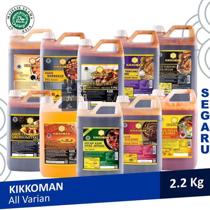 

KIKKOMAN Shoyu Gochujang Bulgogi Teriyaki Yakiniku BBQ Jerigen 2kg murah