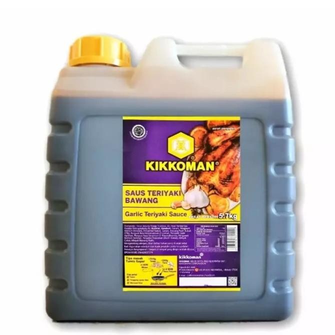 

Kikkoman Saus Teriyaki Bawang 5.7kg | Garlic Teriyaki Sauce 5,7 kg murah