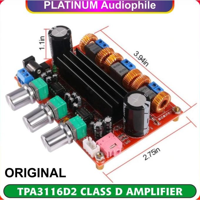 Promo Tpa3116 Amplifier Class 2X 50W + 100W 2.1 Ch Dual Chip 32Pin Tpa3116D2 Original Xh-M139